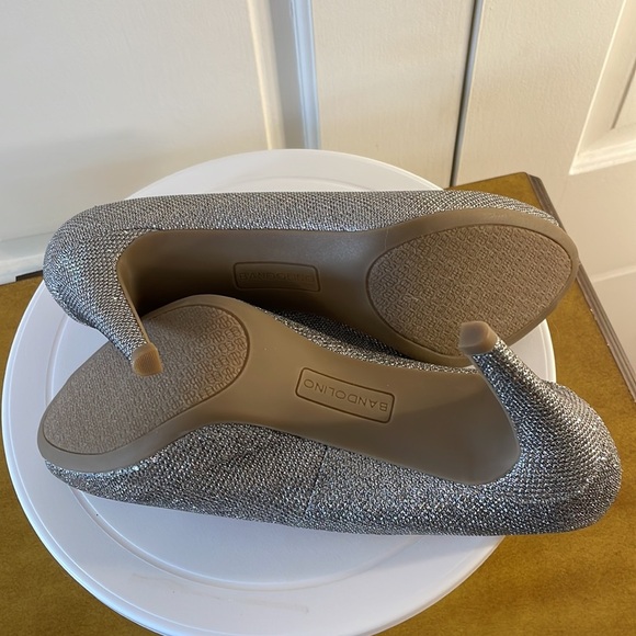 ⚜️Sparkly Bandalino Peep Toe Dress Pumps Size 9M ⚜️ - Picture 7 of 9